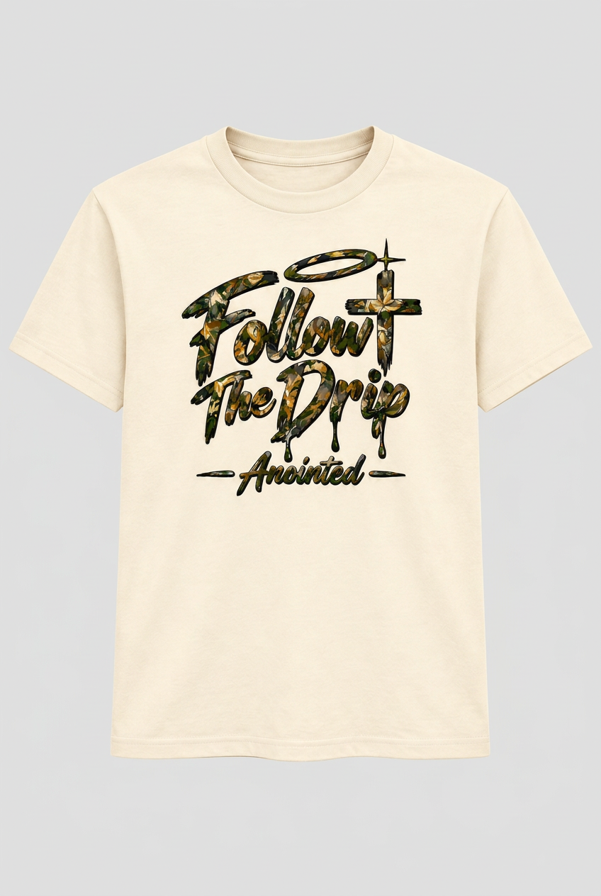 Ivory shirt with light grey background