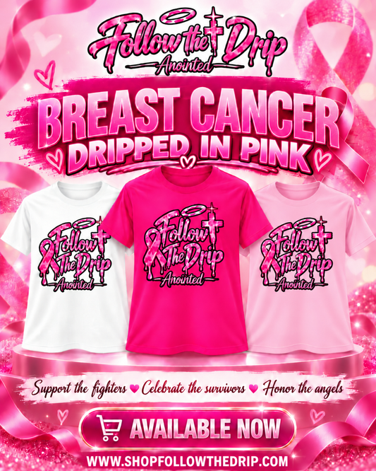 "Dripped in Camo" Breast Cancer Awareness Tee