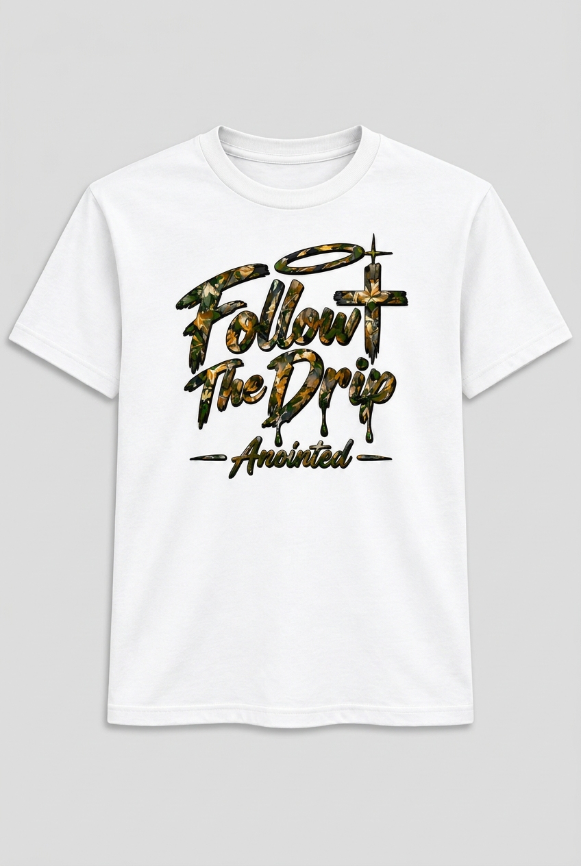 White shirt with light grey background